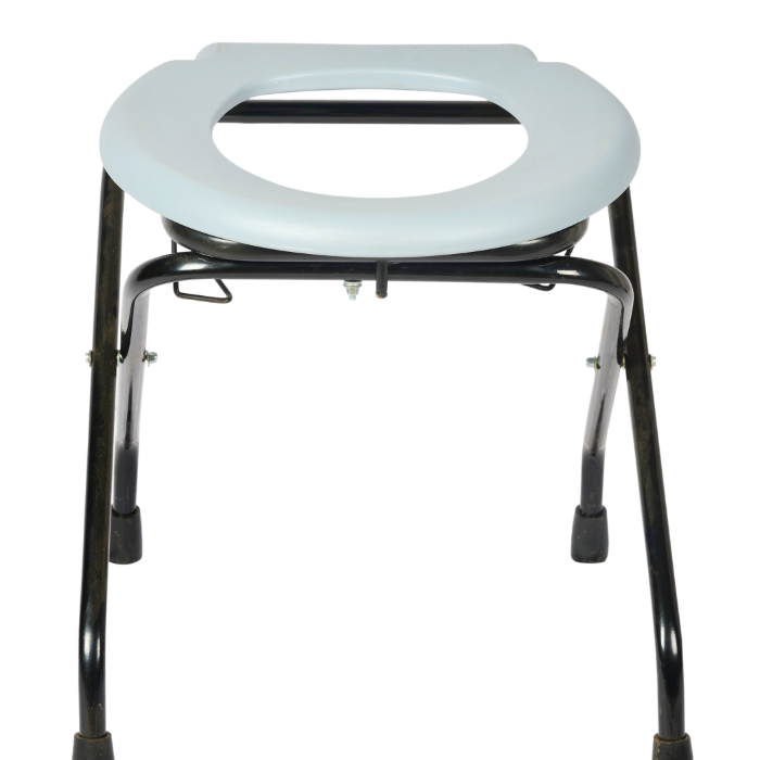 commode stool with lock
